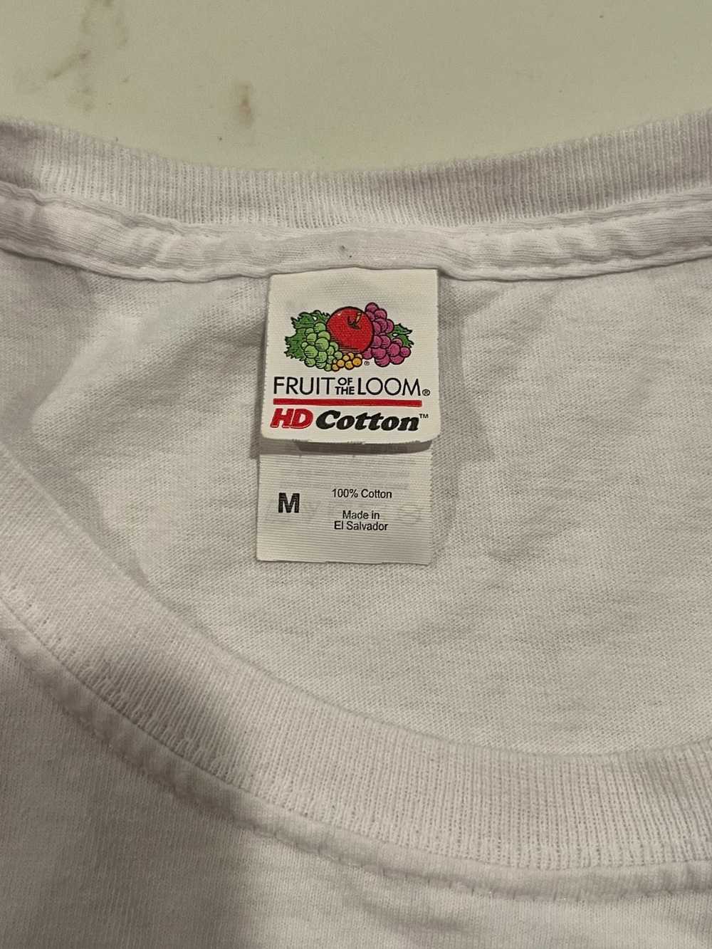 Fruit of the Loom White Short-Sleeve Tee with Elvis Portrait Graphic - Picture 6 of 6